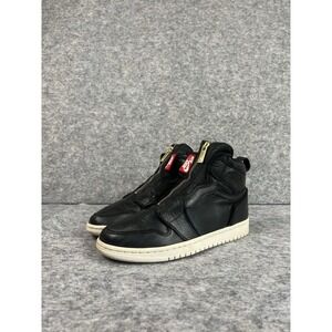 Size 9.5 - Air Jordan 1 Retro Zip High Black W
